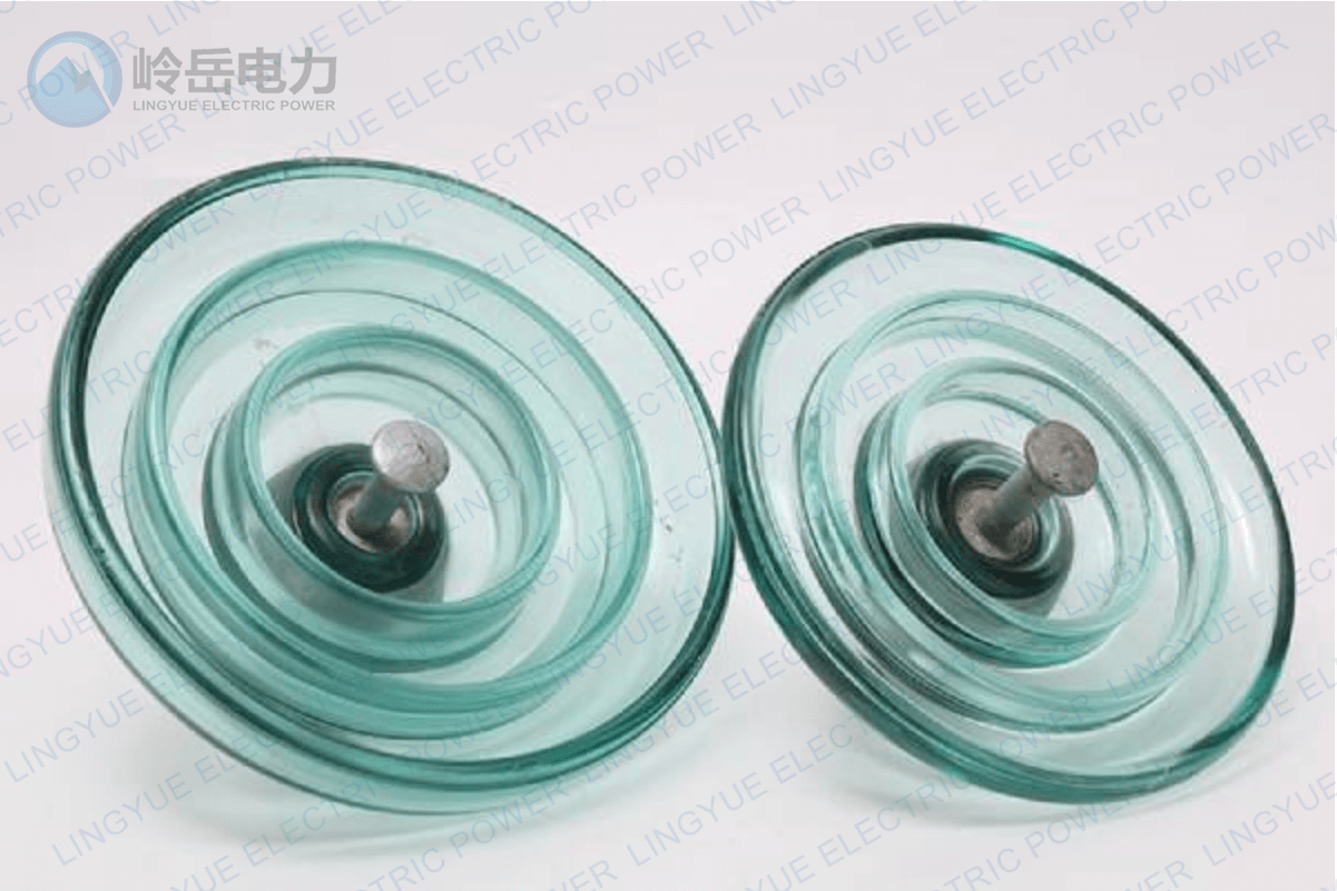 Disc glass insulator 