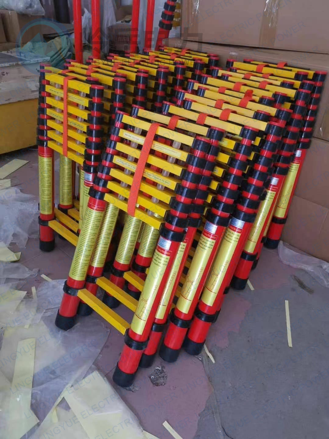 God shrink fishing pole ladder
