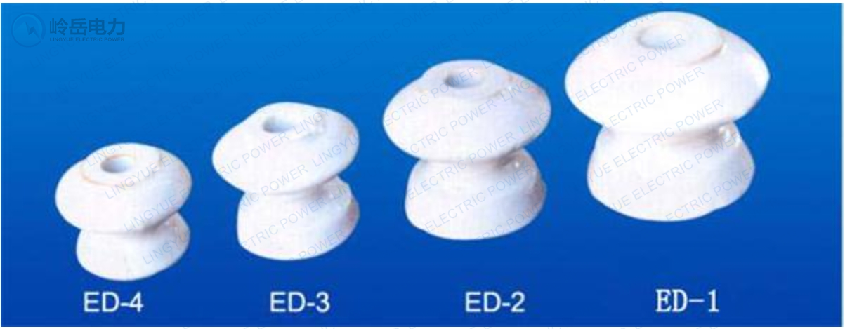 ED Low voltage line butterfly type ceramic insulator
