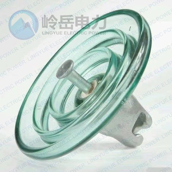 Disc glass insulator 