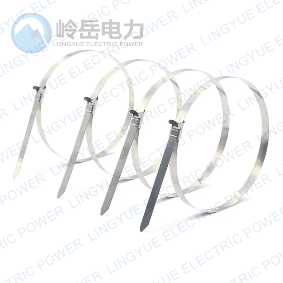 Stainless steel wing lock cable tie for easy clamping