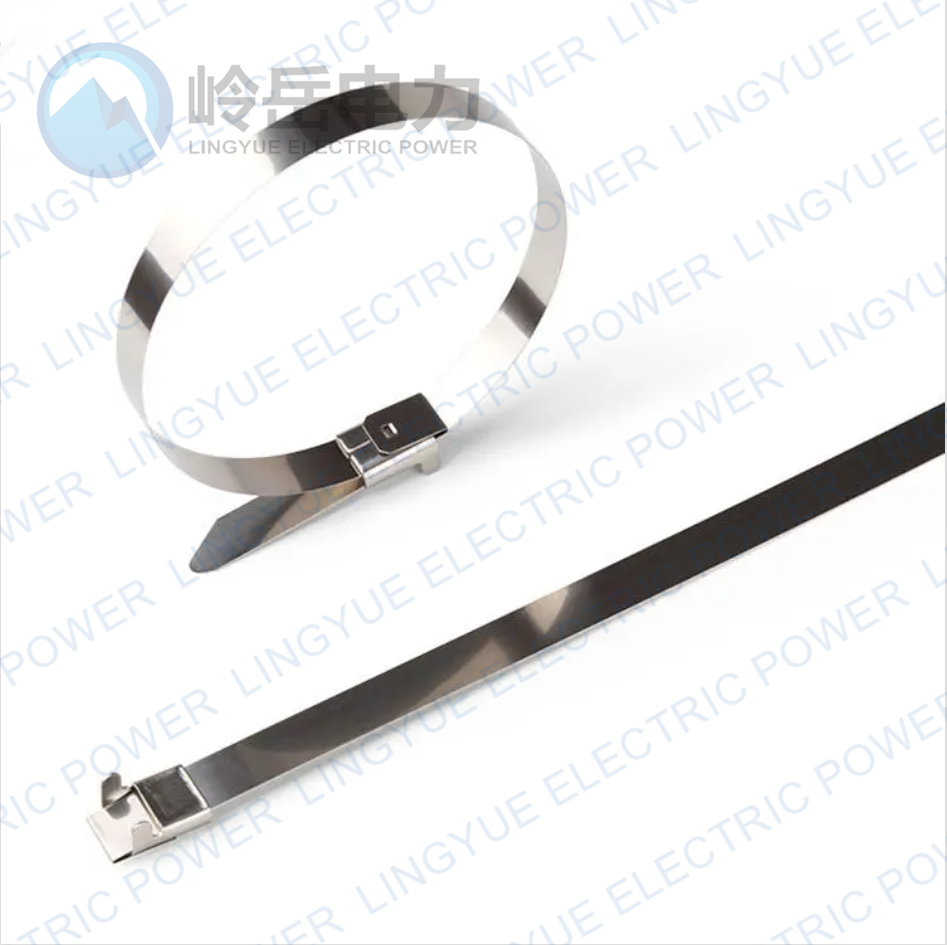 Stainless steel wing lock cable tie for easy clamping