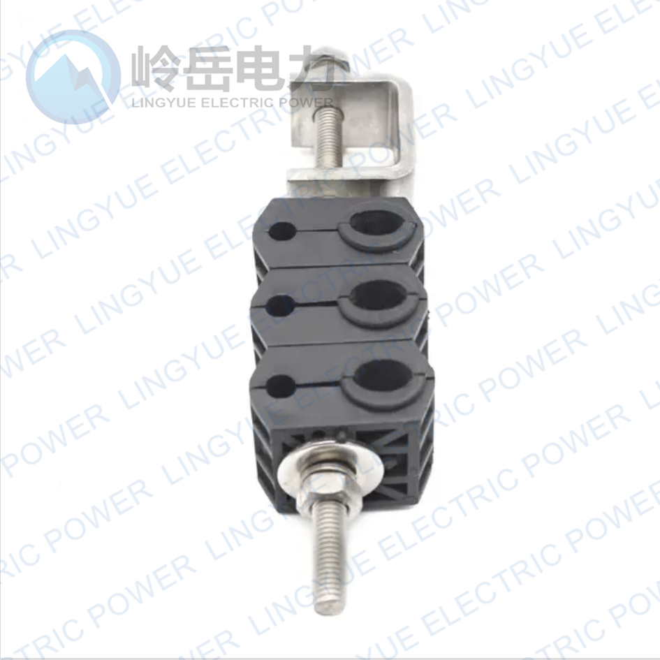 6-Pins Fiber Optic Dual Feeder Flexline Clamp