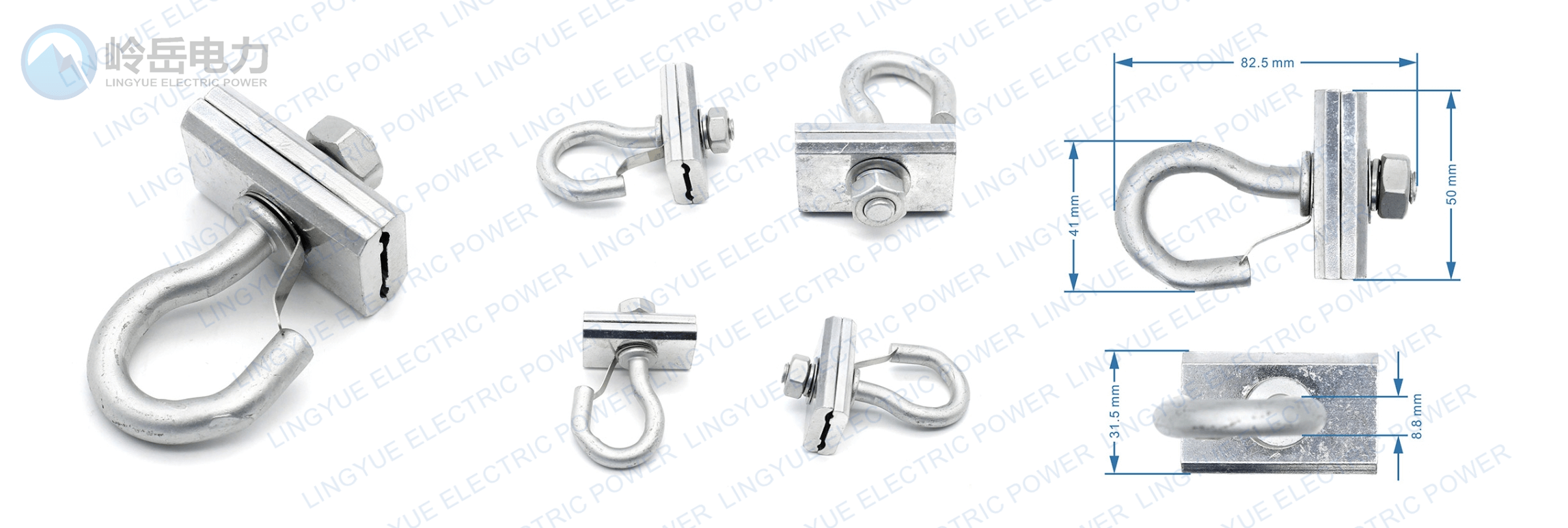 LY-06 Galvanized steel hook for fiber optic cables