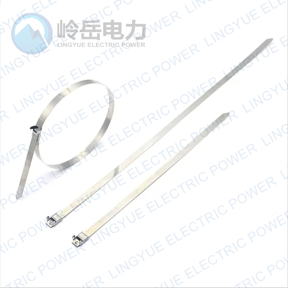 Stainless steel wing lock cable tie for easy clamping