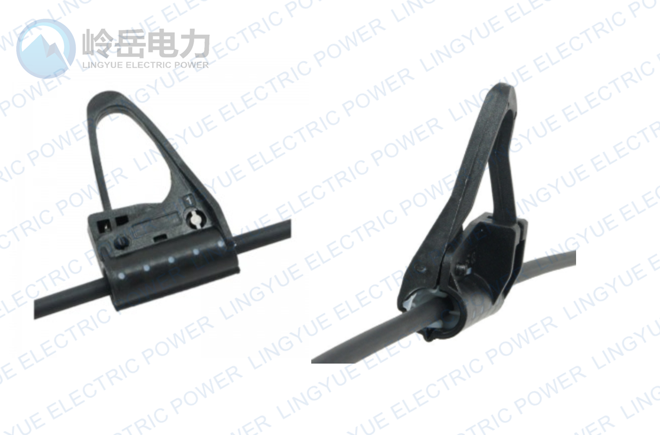 Drop fiber cable clamp