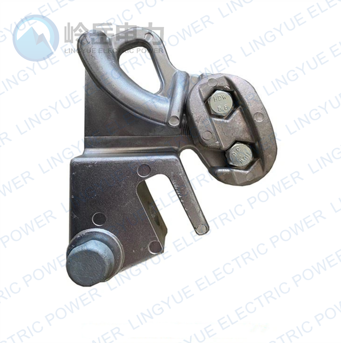 Tension clamp with bolt fastening
