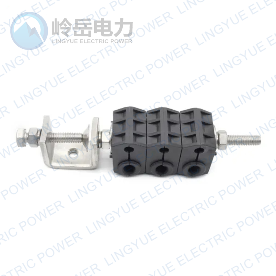 6-Pins Fiber Optic Dual Feeder Flexline Clamp